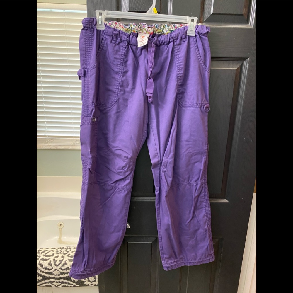 Koi purple Lindsey scrub pants XL